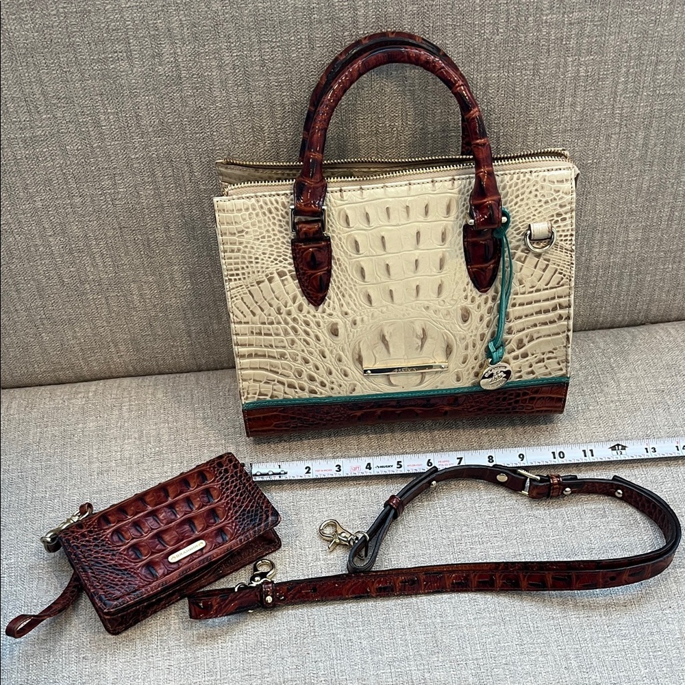 Brahmin | Anywhere Macaw Small Satchel + Debra Wallet
